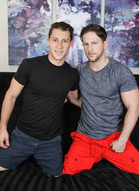 Nice american buddies tough guy Paul Canon and stud Roman Todd fuck ass after sucking cock