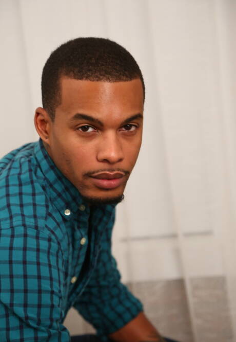 Pretty american guys superstud Andre Donovan and stud Jacen Zhu in blowjob scene