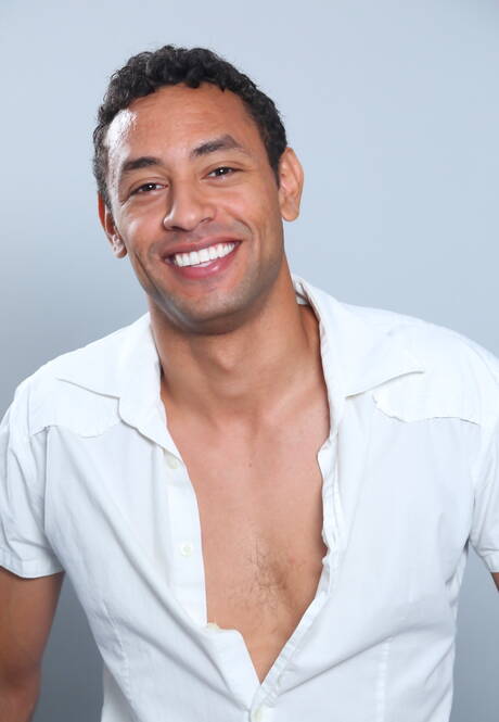 Sexy buddy Damian Flexxx and sensual guy Daniel Flores have a hot couple sex