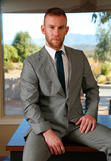 Sexy americans, strongman Mark Long and strongman Damien Michaels have a good sex