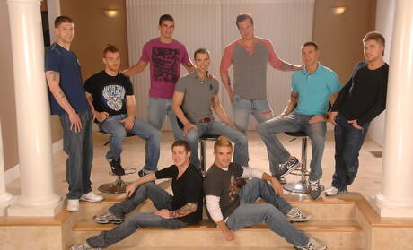 Mature and young Cody, Adam, Brec, Parker, James fucking each other