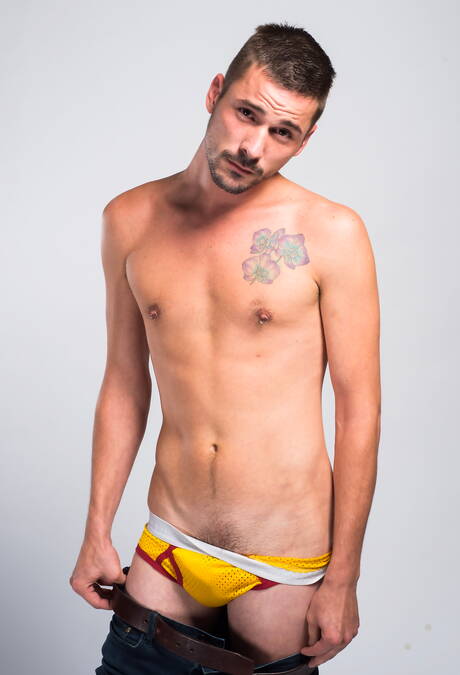 Nice american boys hairy stud Adam Russo and beautiful boy Sean Cross jerk off cock