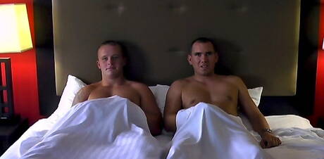 Superstud Jimmy and hunk Grant sucking and screwing each other