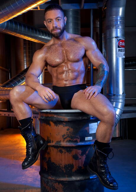 Nice american boys bear Eddy Ceetee and otter Kurtis Wolfe in hot anal sex