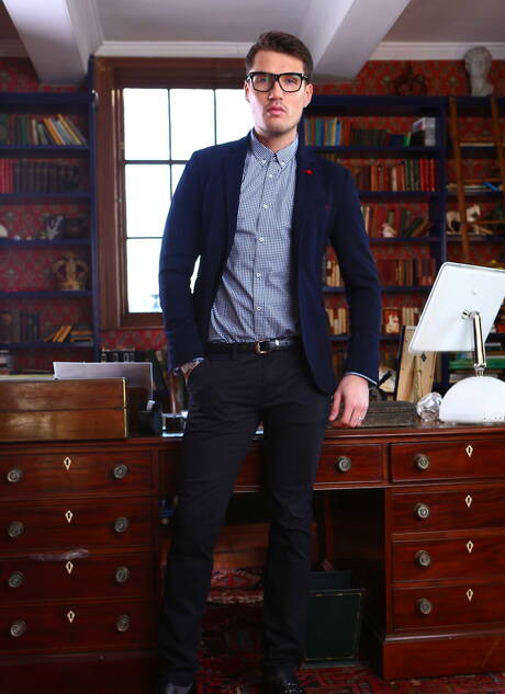 Slovak tough guy Jay Roberts and french hunk Theo Ford fuck after blowjob