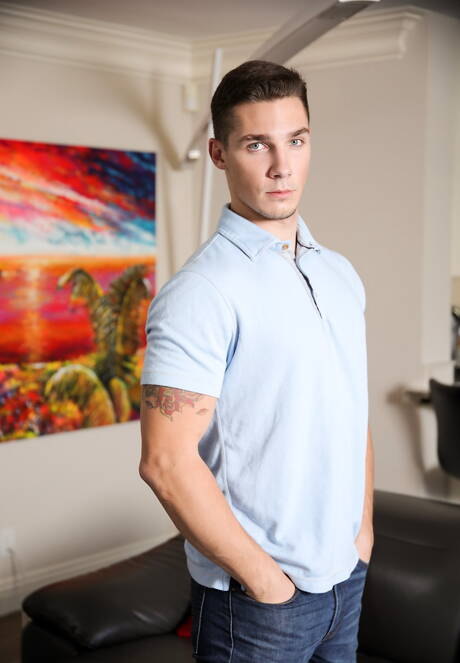 Hot american boys hot twink Michael Del Ray and hunk Spencer Laval fuck ass after sucking cock