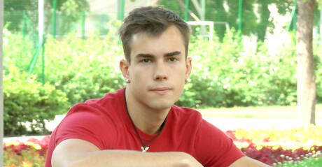 Young twink gays Claude Sorel and Austin Merrick have a great sex