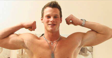 Czech hunk Ryan Kutcher having a pleasure