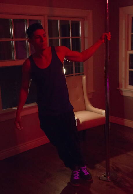 Latin beefcake Danny Montero and american stud Levi Karter in hard anal sex