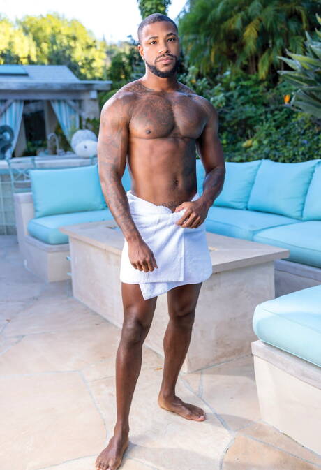 English hunky guy Josh Moore and  Reign have a hot interracial sex in bathroom