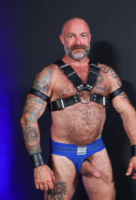 Canadian hot bear Musclebear Montreal and  Ben Brooks have a good sex