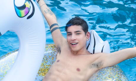 Young sexy Riley Finch, Jacob Hansen, Alex Riley getting big cocks in ass