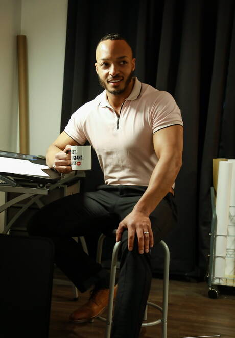 Pretty american boys beefcake Pierce Paris and tough guy Dillon Diaz have a good interracial sex outside