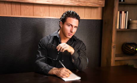 Michael Boston, Reese Rideout and Collin Simpson in hard threesome sex