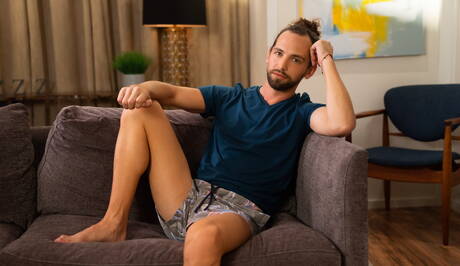 Husky guy Jaxon Kingston and muscular Evan banged each other