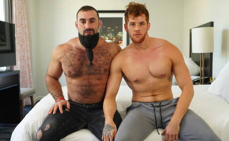 Hot boysJohnny Rapid, Chris White and Jaxton Wheeler have a hot 3some sex