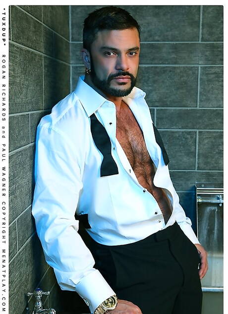 American strong bull Paul Wagner and australian mature bear Rogan Richards fuck ass after sucking dick