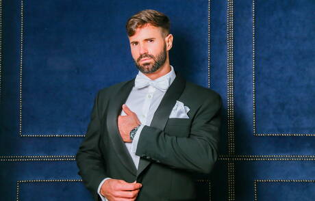 Nasty boys Dani Robles, Diego Reyes and Manuel Skye in hot 3some ass fuck action in bath