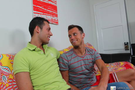 American well-built Kyle Quinn sucking and screwing the boy