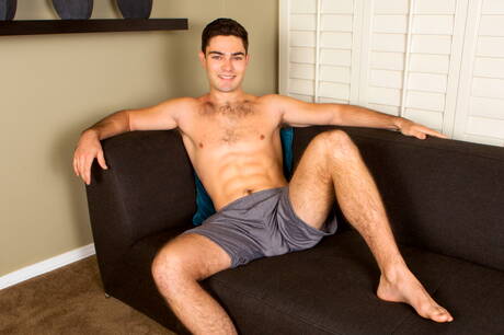 Beefy Tanner and beefcake Jasper in hot ass fuck action outside