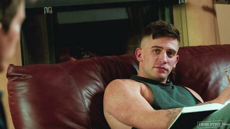 American stars beefcake Isaac Parker and superstud Trevor Brooks in hot ass bang