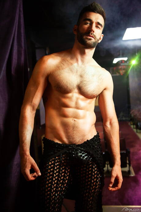 Australian otter Woody Fox and brazilian hunk Alam Wernik fuck ass after sucking dick