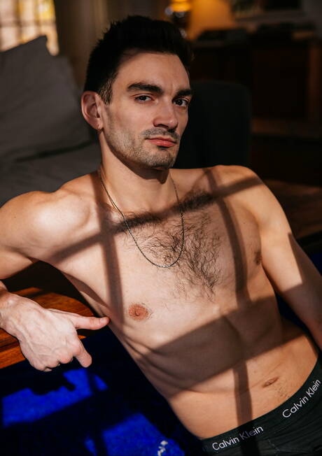 American bodybuilder Greyson Myles and husky guy Jack Aries sucking and screwing each other