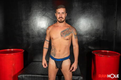 Brazilian stud Rick Paixao and  Johnny Louis drilling an ass