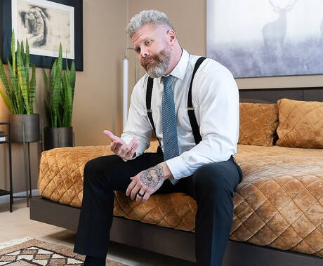 American hot bear Cain Marko and colombian young boy Milo Miles fuck after dick sucking