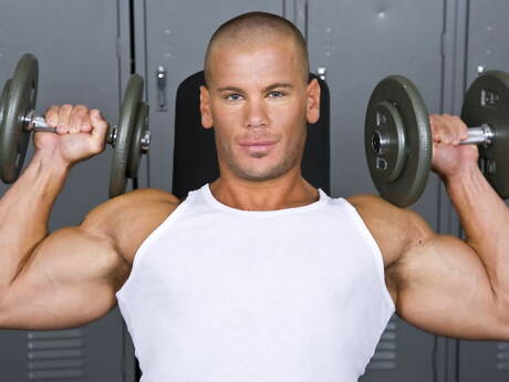 Strong bull Damone Danilo get naked and showing his butt