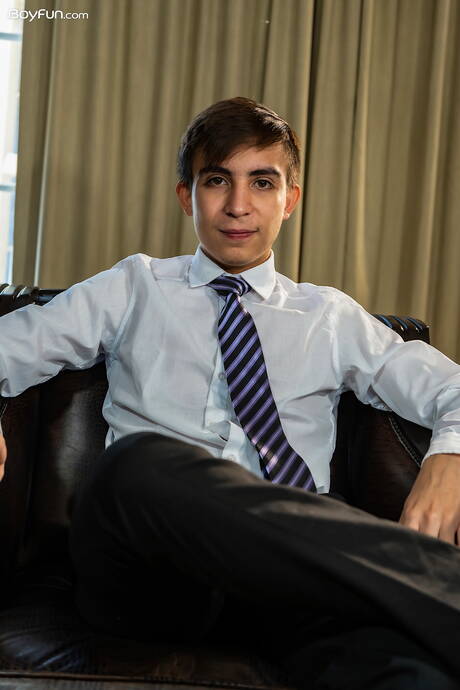 Latino beautiful boy Dave Andrew teasing his dick