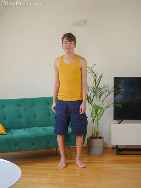 Latin beautiful boy Danny Bianchi posing nude and showing his butt